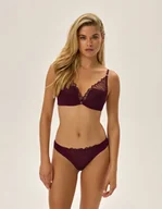 Biustonosze - Biustonosz push-up Olyvia - ciemny fioletowy 65G - miniaturka - grafika 1