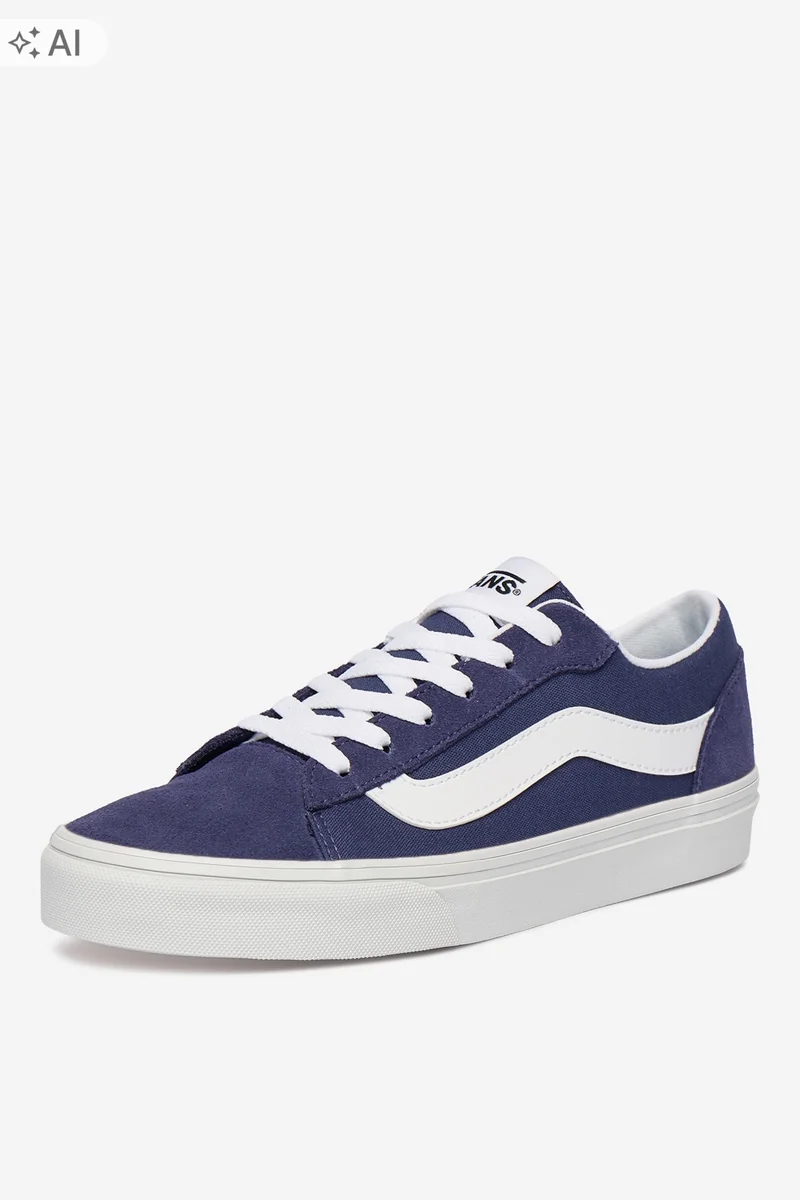 VANS OLD SKOOL TRAMPKI DAMSKIE GRANATOWE ZE SKÓRY NATURALNEJ 39 16RA