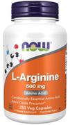 NOW Foods L-Arginina 500 mg 250 kaps