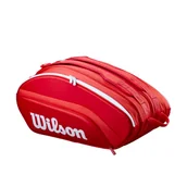 Torby sportowe - Torba na rakiety Wilson Super Tour Padel Bag Red 2026 - miniaturka - grafika 1
