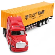 Samochody i pojazdy dla dzieci - AUTO CIĘŻAROWE METALOWE KONTENER ZABAWKA DLA DZIECI - miniaturka - grafika 1