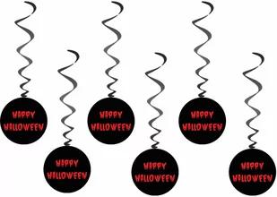 Dekoracja wisząca świderki Krwawe Halloween - 6 szt. - Halloween - miniaturka - grafika 1