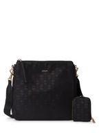 Torebki damskie - JOOP! Torebka damska - collana tessuto jasmina Kobiety Sztuczna skóra czarny wzorzysty, ONE SIZE - miniaturka - grafika 1