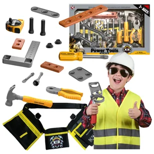 Pas z narzędziami dla dzieci DymexShop Mały Majsterkowicz - Mały majsterkowicz - miniaturka - grafika 1