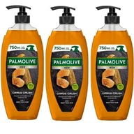 Kosmetyki do kąpieli - Palmolive Men, Zeastaw Citrus Crush Żel 3w1, 3x750ml - miniaturka - grafika 1