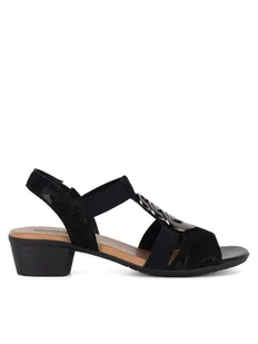 Go Soft Sandały WI23-BETTY-09 Czarny - Sandały damskie - miniaturka - grafika 1