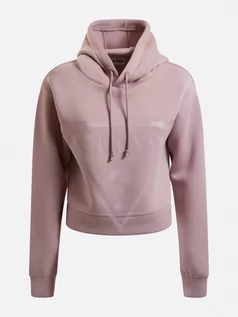 Kurtki i kamizelki sportowe damskie - Damska bluza dresowa nierozpinana z kapturem GUESS NEW ALISA HOODED - grafika 1