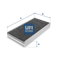 Filtry kabinowe - Filtr, wentylacja przestrzeni pasażerskiej UFI Filtry 54.160.00 - miniaturka - grafika 1