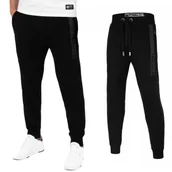 Odzież taktyczna i umundurowanie - Spodnie dresowe Pit Bull New Brushed Fleece Group New Hilltop '24 - Czarne XL - miniaturka - grafika 1