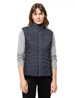 Kamizelki damskie - Jack Wolfskin Damska kamizelka ROUTEBURN PRO INS Vest W, grafitowa, L, szary (Graphite), L - miniaturka - grafika 1