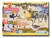 Ozdoby bożonarodzeniowe - Collecta Kalendarz adwentowy Figurki Konie Farma 84178 84178 - miniaturka - grafika 1