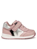 Buty dla dziewczynek - Geox Sneakersy B Rishon B560LA 054FU C8179 Różowy - miniaturka - grafika 1