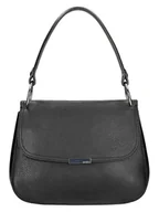 Torebki damskie - Wojas Skórzana torebka w kolorze czarnym - 31 x 23 x 11 cm - miniaturka - grafika 1