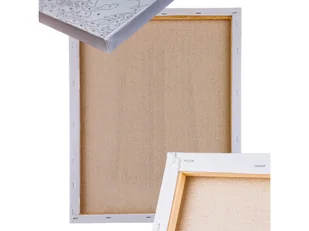 OBRAZ MALOWANIE PO NUMERACH RAMA 40x50cm KOT Z MOTYLKIEM - Malowanie po numerach - miniaturka - grafika 15