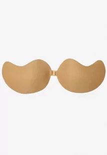 Beżowy Samoprzylepny Biustonosz Odpinany między Miseczkami Mulissa - Biustonosze - miniaturka - grafika 1