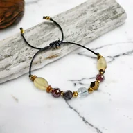 Bransoletki - LEW - zodiac collection -złoty hematyt - miniaturka - grafika 1