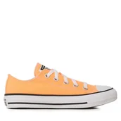 Trampki damskie - Trampki Converse Chuck Taylor All Star Ox A04393C Pomarańczowy - miniaturka - grafika 1