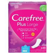 Wkładki higieniczne - CAREFREE Plus Large Wkładki Higieniczne Fresh 48szt. - miniaturka - grafika 1