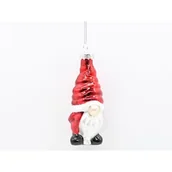 Bombki - Bombka szklana Mikołaj 4 x 4,7 x 11,5 cm - miniaturka - grafika 1