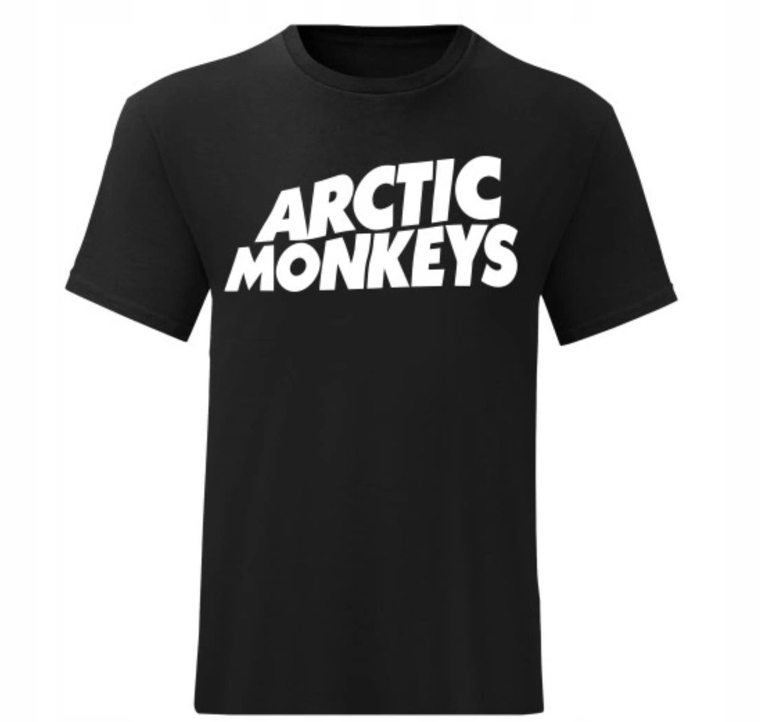 KOSZULKA MĘSKA ŚMIESZNA T-SHIRT ARCTIC MONKEYS HARD ROCK ZESPÓŁ r. L