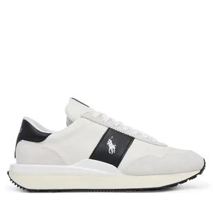 Sneakersy Polo Ralph Lauren 809968176001 Beżowy - Sneakersy męskie - miniaturka - grafika 1