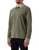 Koszulki męskie - Camel Active Męska Koszulka Polo, Brązowy Olive Brown, S - miniaturka - grafika 1