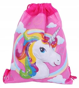 WOREK do szkoły JEDNOROŻEC na zmianę obuwie kapcie wf buty unicorn plecak - Torby szkolne - miniaturka - grafika 1