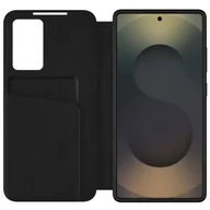 Etui i futerały do telefonów - Etui TECH-PROTECT Smart Wallet do Samsung Galaxy S25 FE Czarny mat - miniaturka - grafika 1