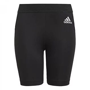 Rajstopy - adidas Tech-fit krótkie rajstopy 128 cm, czarne - grafika 1