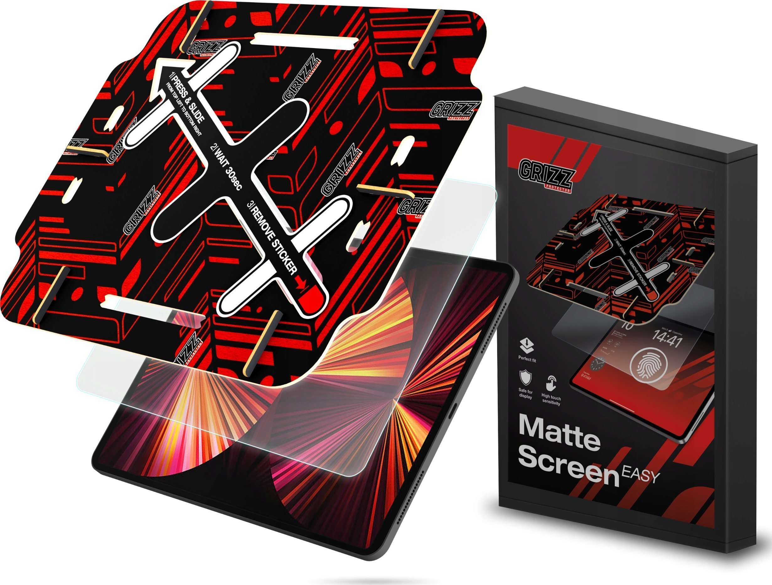 GrizzGlass Folia matowa GrizzGlass MatteScreen Easy do Apple iPad Pro 5th 12,9