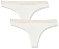 Majtki damskie - Emporio Armani Stringi damskie, 2 sztuki, Pale Cream, XL - miniaturka - grafika 1