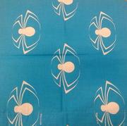 Pościel dla dzieci - Poszewka bawełniana 40x40 Spiderman niebieska w białe pająki - miniaturka - grafika 1