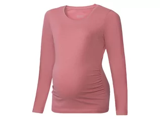 Odzież ciążowa - esmara Bluzka ciążowa z długim rękawem (M (40/42), Różowy) - grafika 1