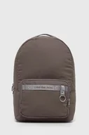 Plecaki - Calvin Klein Jeans plecak męski kolor szary duży gładki - miniaturka - grafika 1