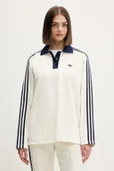 Bluzki damskie - adidas Originals longsleeve kolor beżowy KR7651 - miniaturka - grafika 1