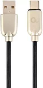 Gembird Kabel USB Kabel USB 2.0 typ C AM/CM 1m oplot gumowy czarny CC-USB2R-AMCM-1M - Kable komputerowe i do monitorów - miniaturka - grafika 2