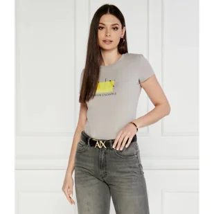 Armani Exchange T-shirt | Slim Fit - Koszulki i topy damskie - miniaturka - grafika 1