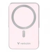 Powerbanki - Powerbank Verbatim Charge 'n' Go Magnetic Wireless with Stand 10000mAh USB-C PD 3.0 Pink - miniaturka - grafika 1