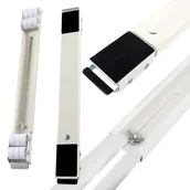 Wózki magazynowe - WYTRZYMAŁY PRZESUWNIK DO URZĄDZEŃ I MEBLI 2x PROWADNICE METALOWE - miniaturka - grafika 1