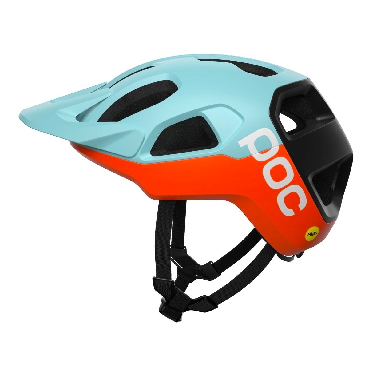 Kask rowerowy POC Cularis Indicolite Blue Matt/Carnelian Orange Matt L