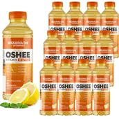 Napoje energetyczne i izotoniczne - Oshee Vitamin Water Napój niegazowany smak cytryna-limonka 555 ml x 12 sztuk - miniaturka - grafika 1