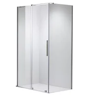 Kabiny prysznicowe - Hydrosan Kabina prysznicowa prostokątna drzwi rozsuwane narożna szkło 8 mm 140x90 cm ASTRA-CH-A-140+B90+E - miniaturka - grafika 1