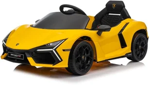Auto na akumulator Lamborghini Revuelto 4x4 Żółty EDUKAMP - Pojazdy elektryczne dla dzieci - miniaturka - grafika 1