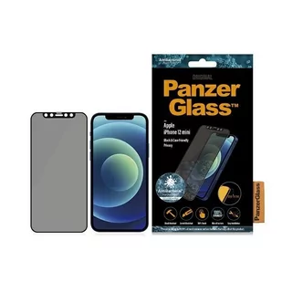 PanzerGlass Szkło ochronne Edge-to-Edge Privacy Antibacterial na Apple iPhone 12 mini P2710) Czarne - Folie ochronne do telefonów - miniaturka - grafika 2