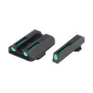 Amunicja i osprzęt ASG - TruGlo - Trytowo - światłowodowe przyrządy celownicze TFO - Glock 17/19 - Zielone - TG131GT1 - miniaturka - grafika 1