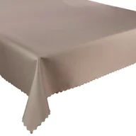 Obrusy i serwetki - Obrus Poliestrowy Wodoodporny Plamoodporny Brązowy-140x200 cm - miniaturka - grafika 1