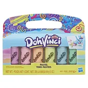 Masy plastyczne - DohVinci, tuby uzupełniające, 6-pack pastelowe, E0340/E0479 - miniaturka - grafika 1