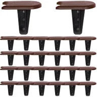 Ogrodzenia - Zestaw 3 brązowych obrzeży do łóżek 11,4 m - miniaturka - grafika 1