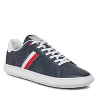 Półbuty męskie - Sneakersy Tommy Hilfiger Essential Leather Cupsole FM0FM04921 Desert Sky DW5 - miniaturka - grafika 1