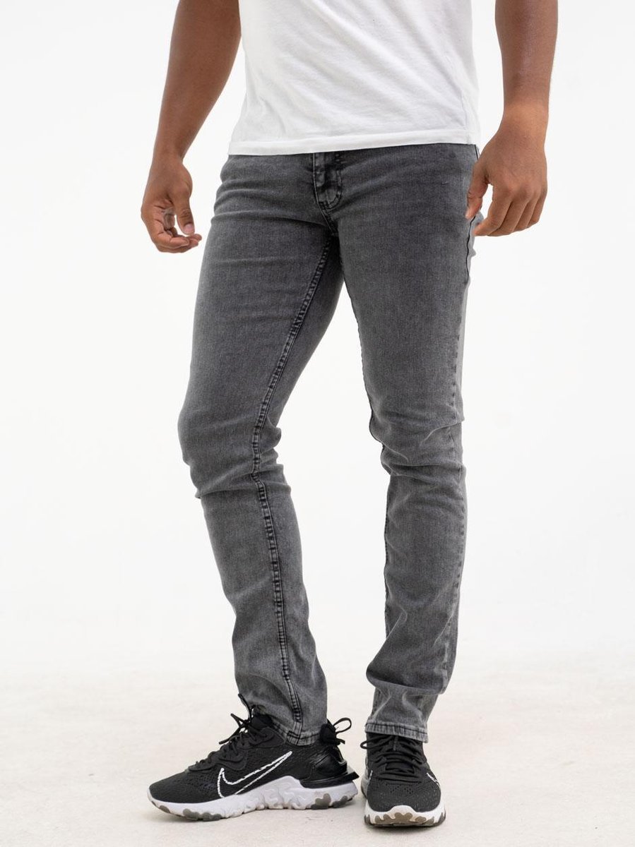 Spodnie Jeansowe Croll Basic Slim 6220 Czarne 31